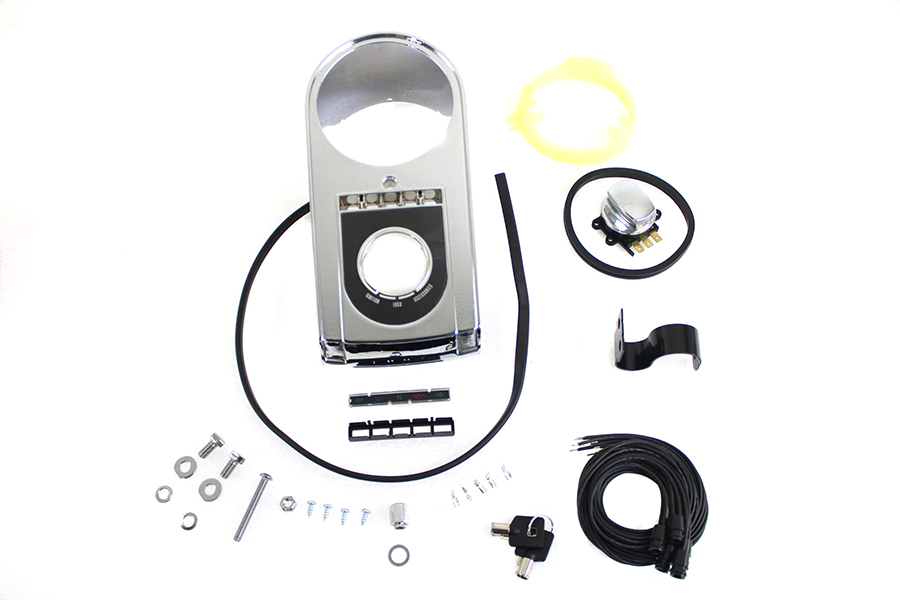 FXST Chrome Dash Panel Kit with Switch