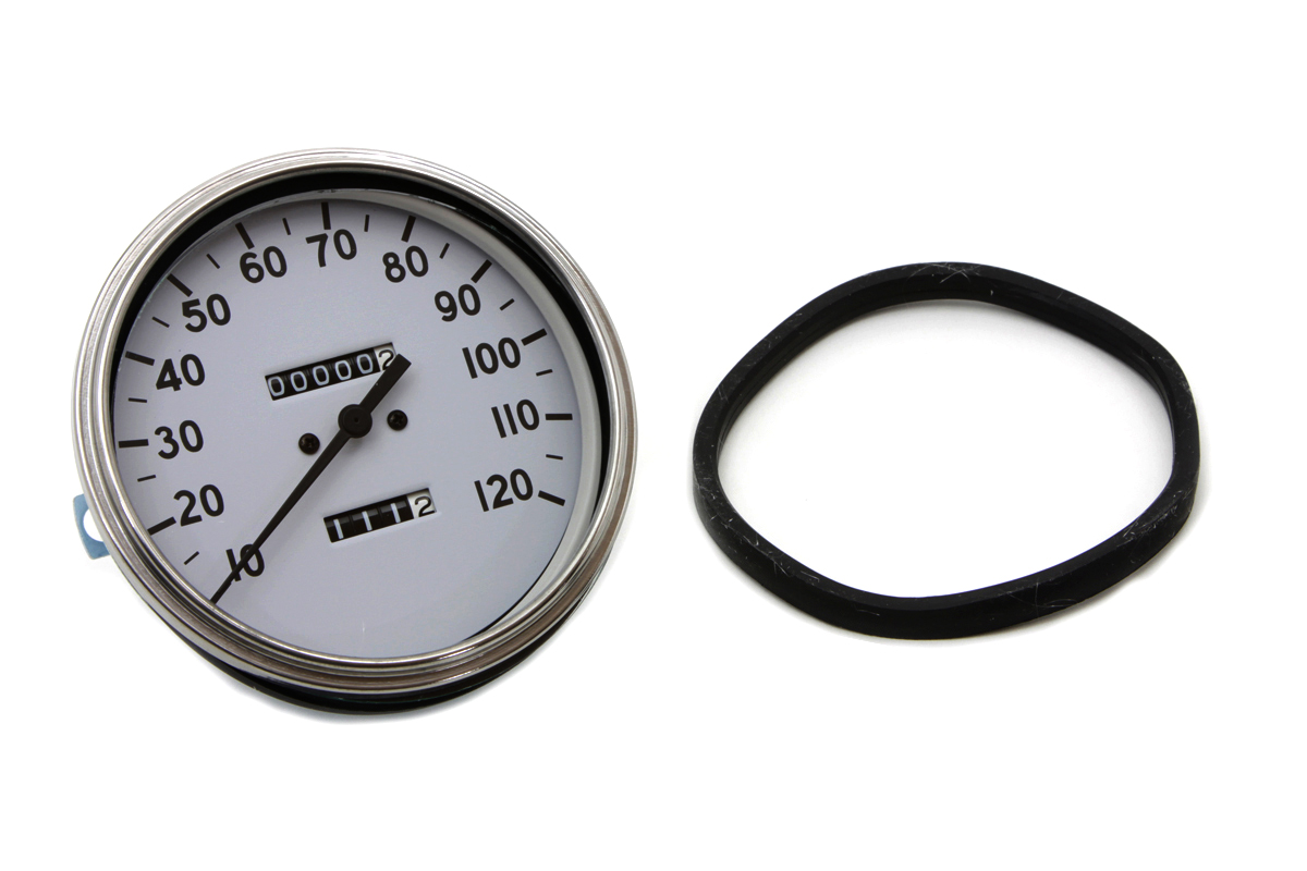 Replica 2:1 Speedometer with Black Needle