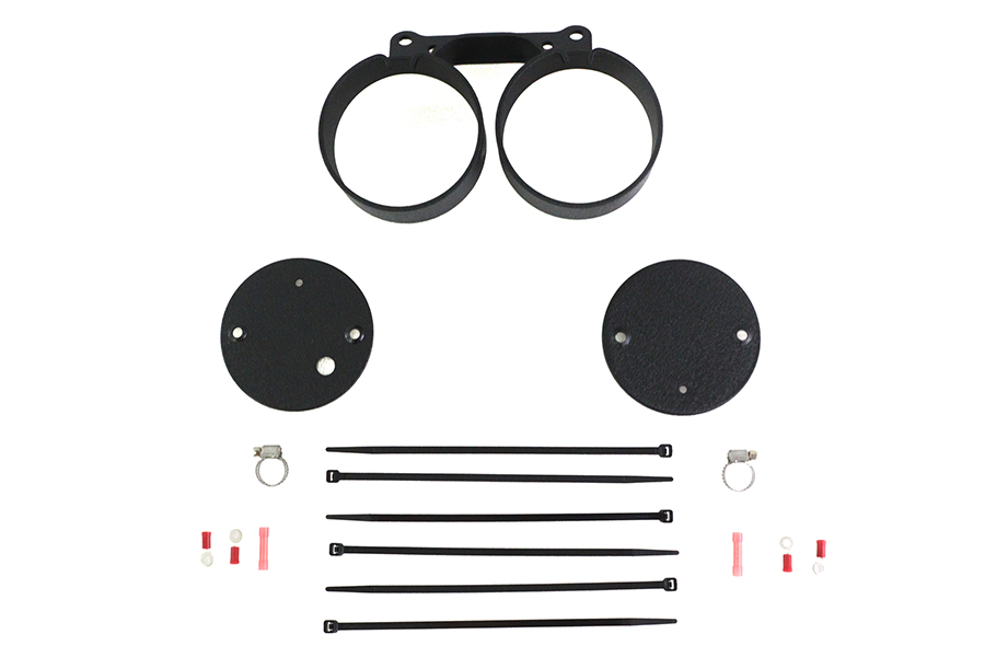 Dual Gauge Mount Bracket Black