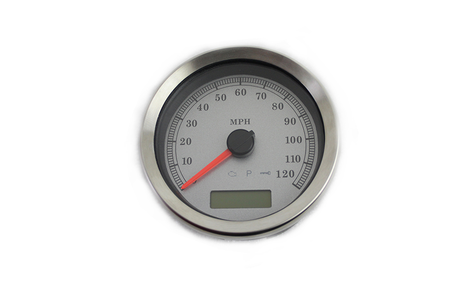 Programmable Gauge with Silver Face