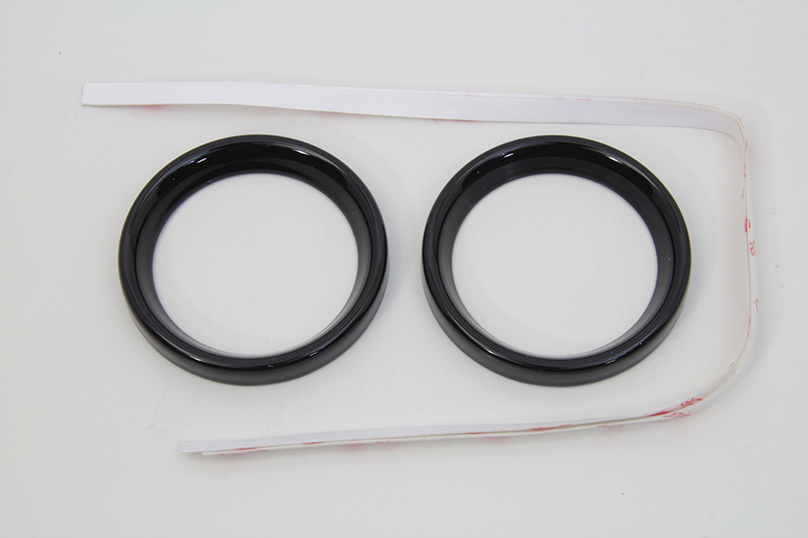 2" Gauge Bezel Cover Kit with a Black Finish