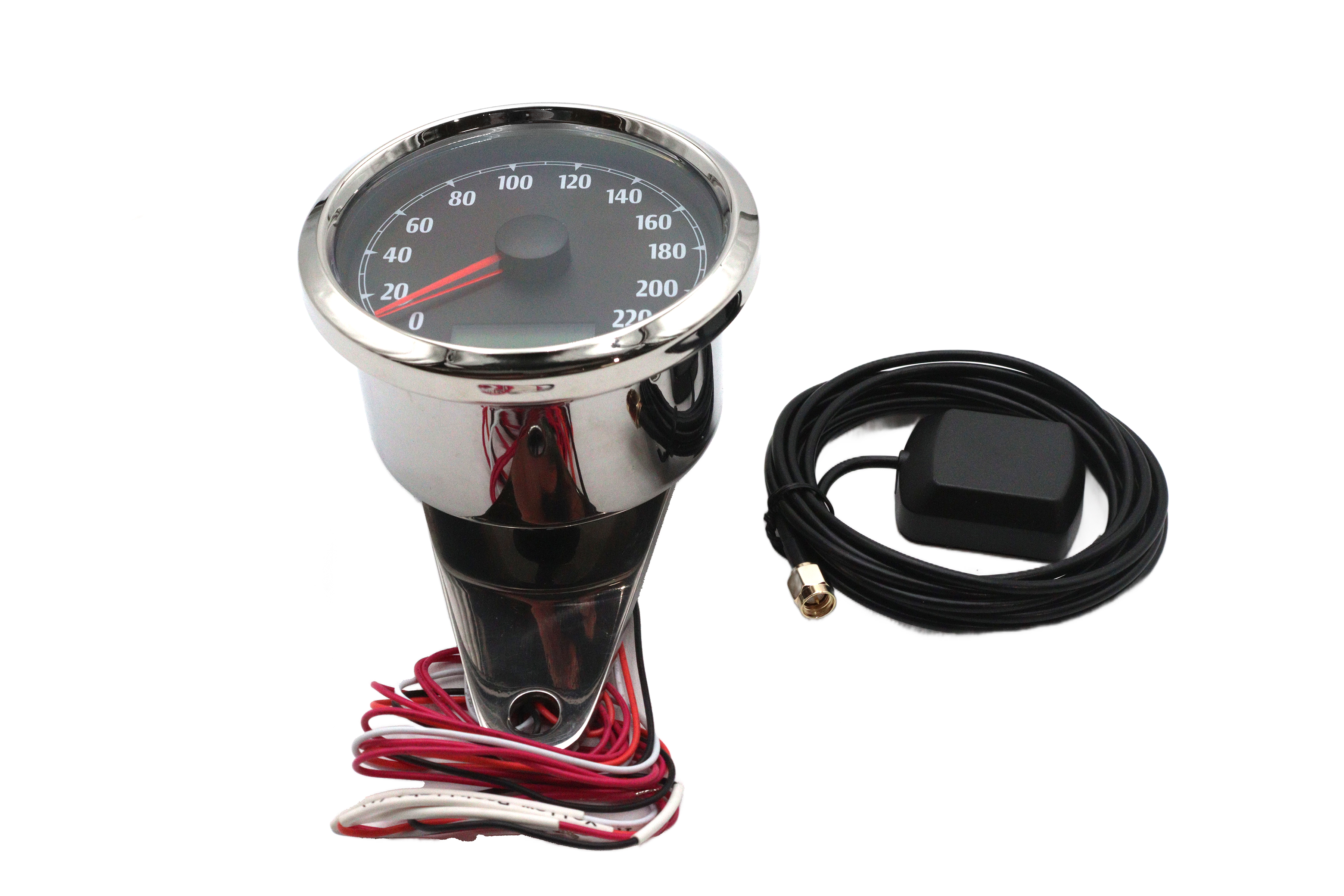85mm GPS Speedometer Chrome