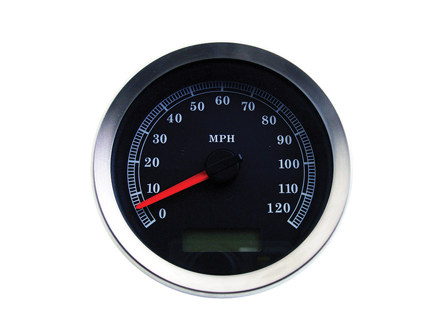 4" Electronic Speedometer Assembly Black