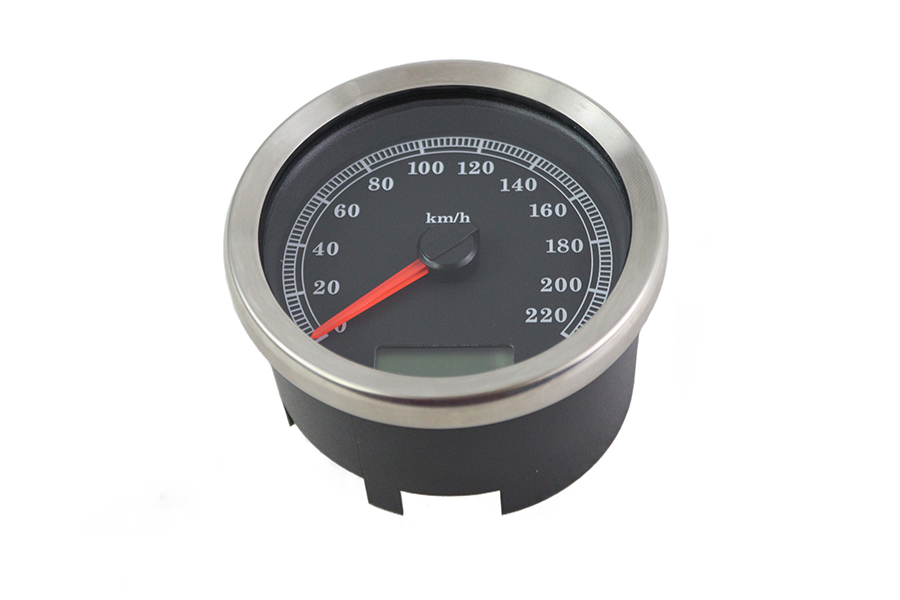 4" Electronic Speedometer Assembly Black