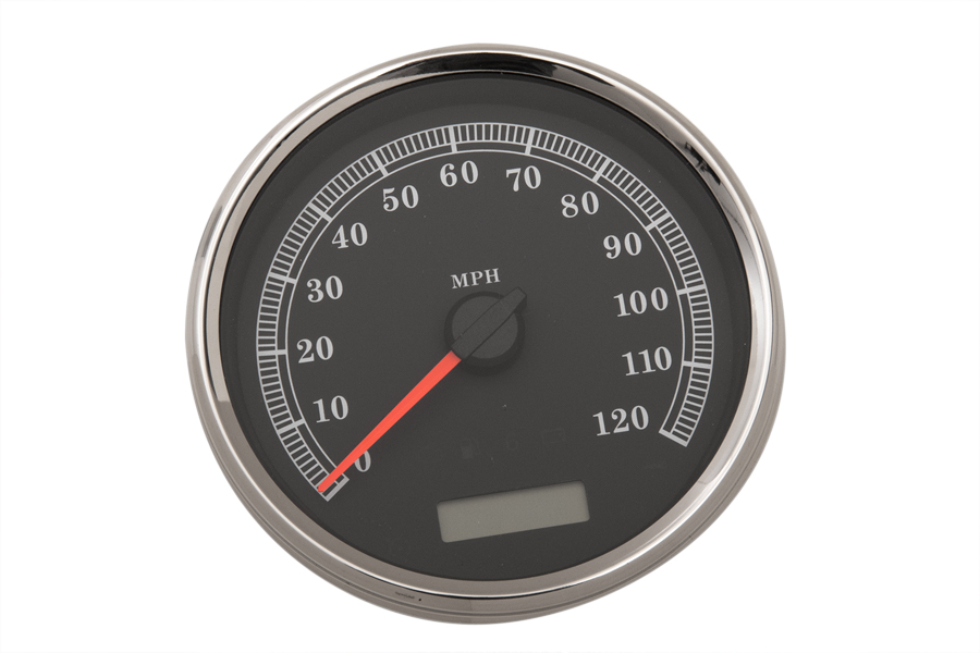 5" Electronic Speedometer Assembly Black