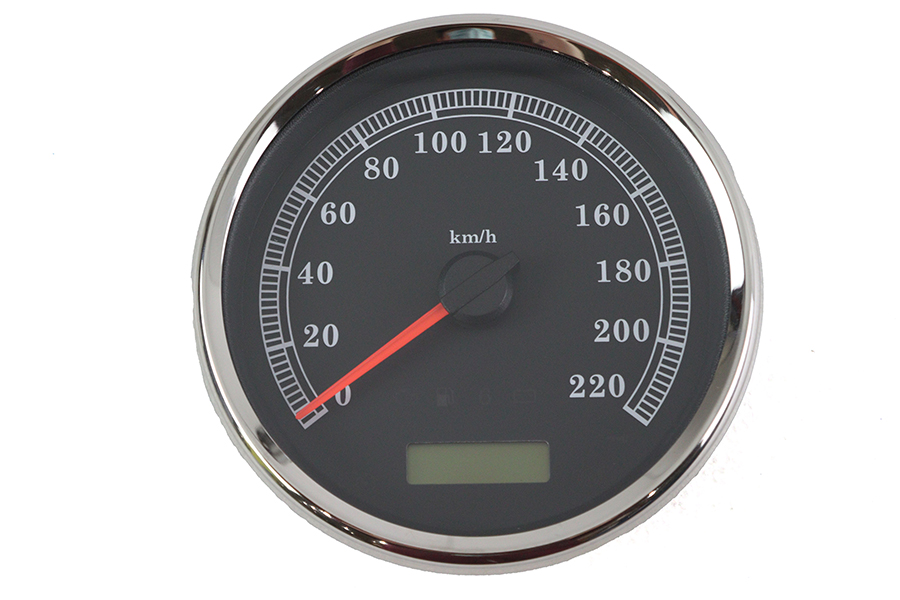 5" Electronic Speedometer Assembly Black