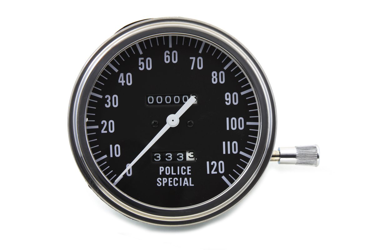 Police Special Speedometer with 2:1 Ratio