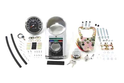 Chrome Cast Dash Panel Kit with 2240:60 Ratio Speedometer
