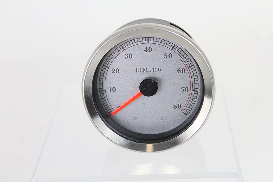 4" Silver Electronic Tachometer