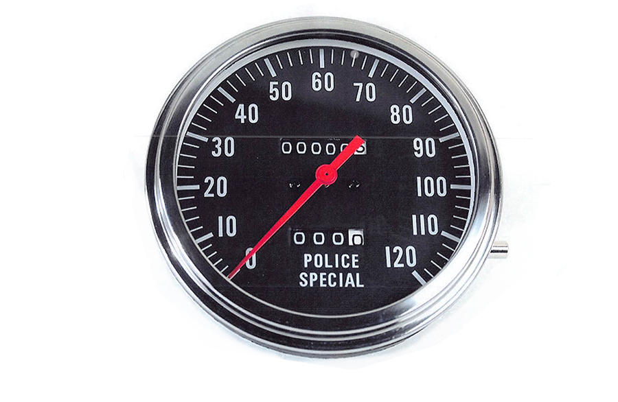 Police Special Speedometer with 2:1 Ratio