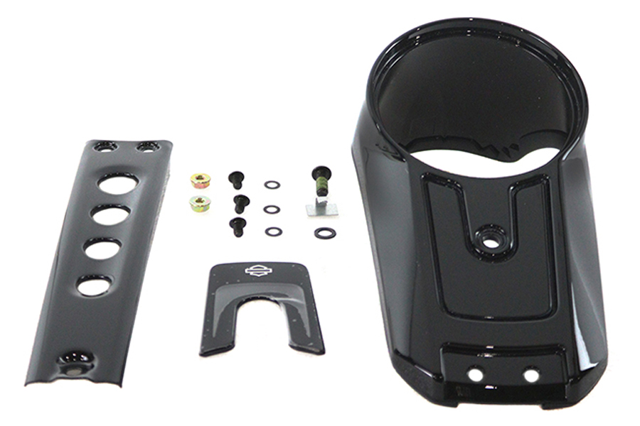 OE Softail Deluxe Dash Panel Black