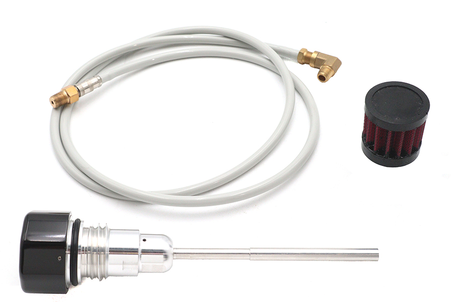 Oil Tank Vented Dipstick Black