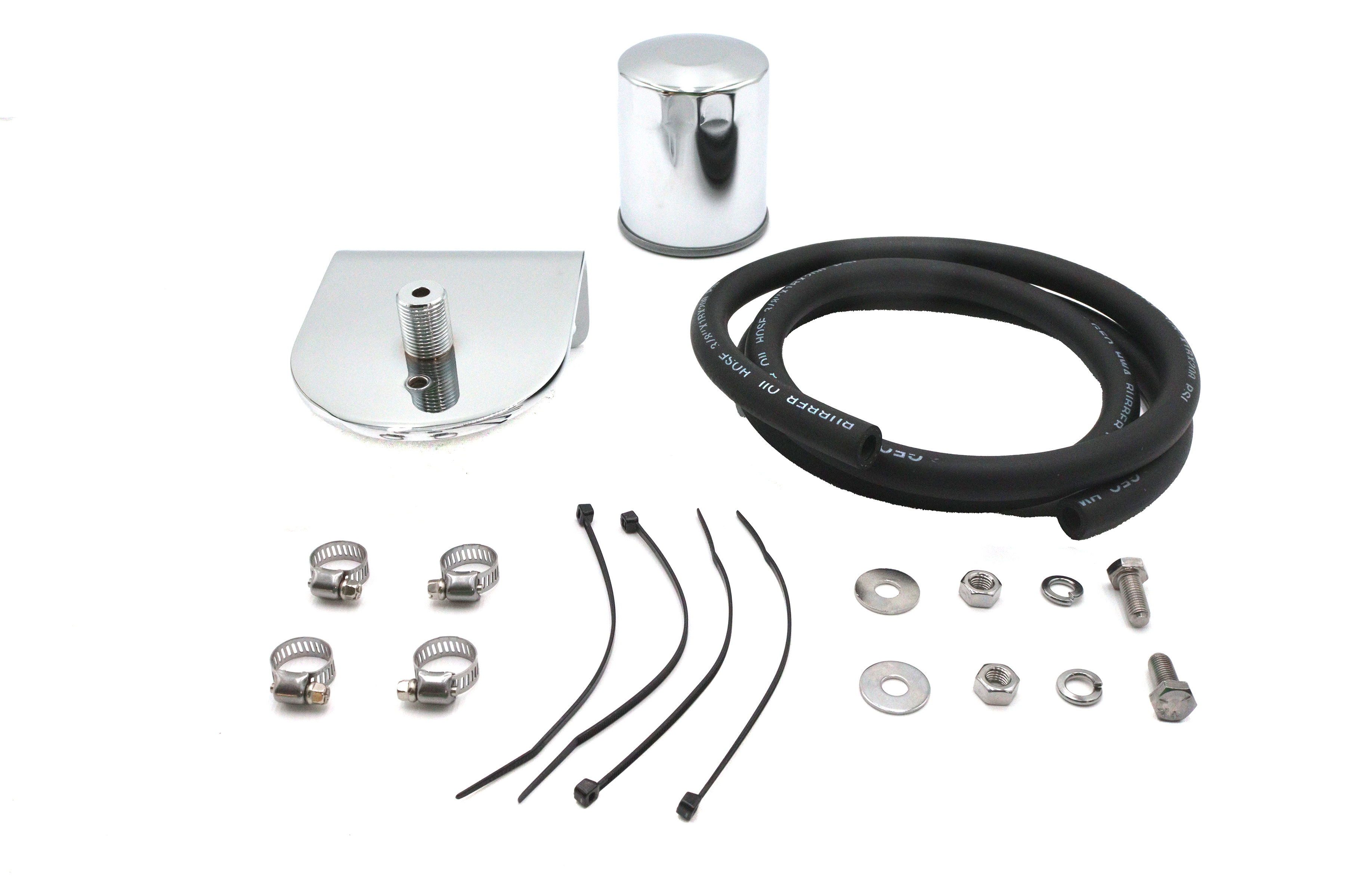 Pura Flow Oil Filter Kit Chrome