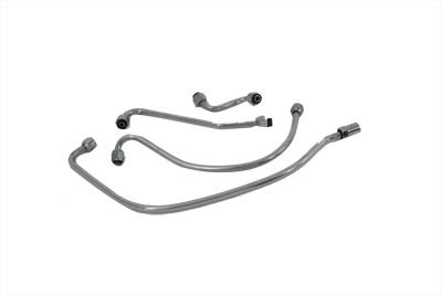 Chrome Oil Line Set