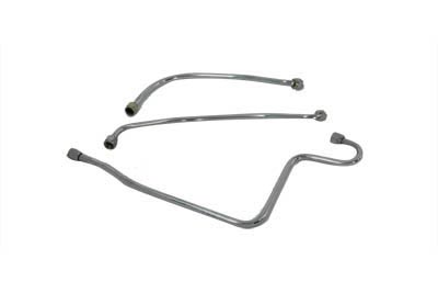Chrome Oil Line Set