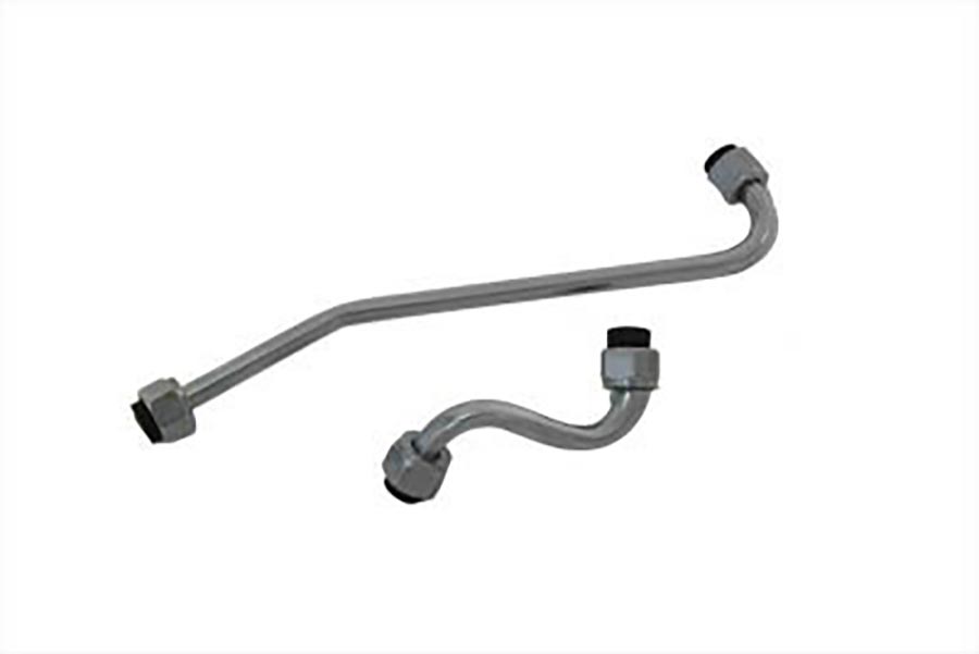 Chrome Oil Filter Line Set
