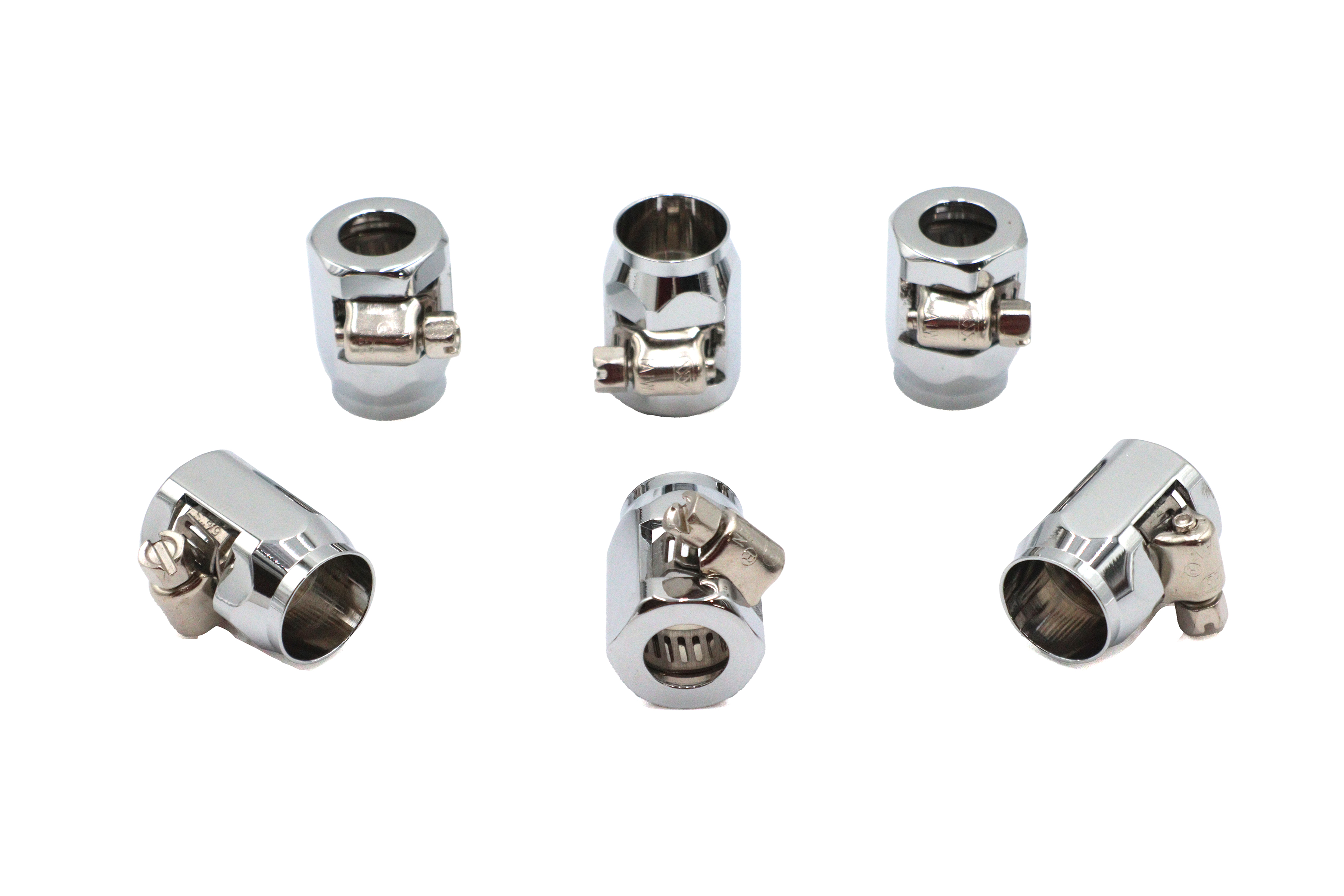 Hex Chrome Econo Seal Hose End