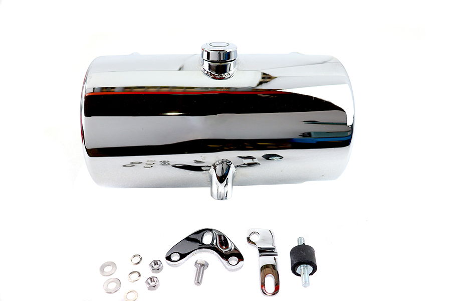 Chrome Round Oil Tank Center Fill
