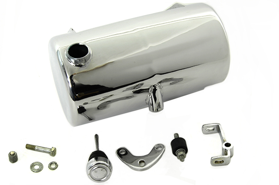 Chrome Round Oil Tank Side Fill