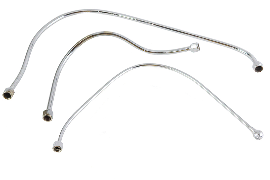 Chrome Oil Line Set
