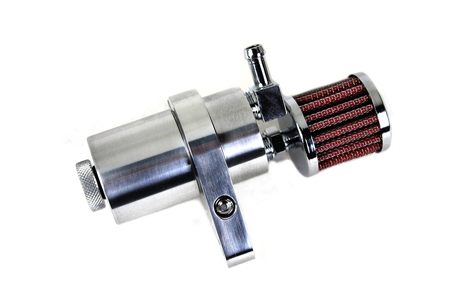 Polished Engine Breather Oil Collector fits Harley Davidson - Bild 3 von 4