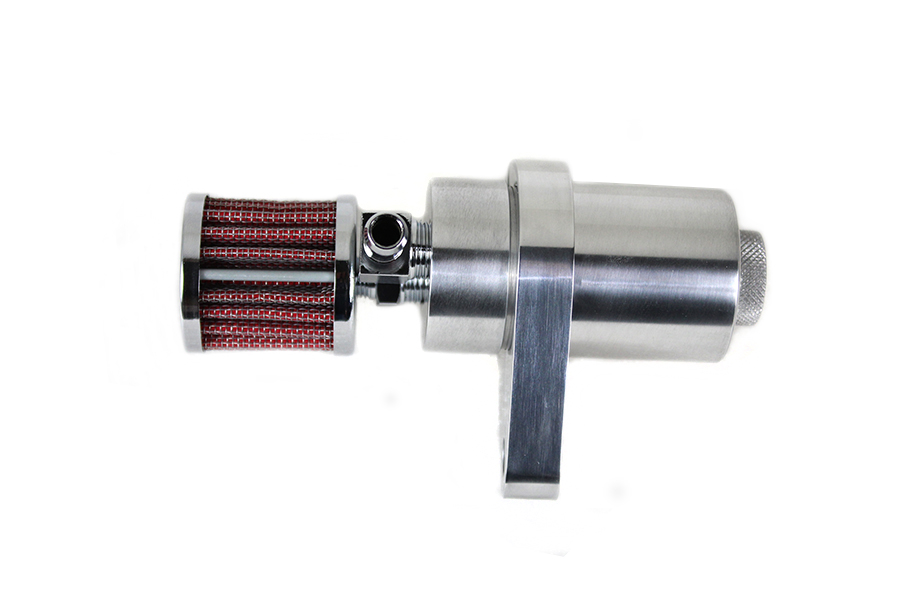 Polished Engine Breather Oil Collector fits Harley Davidson - Bild 4 von 4