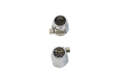Hex Chrome Econo Seal Hose End Set