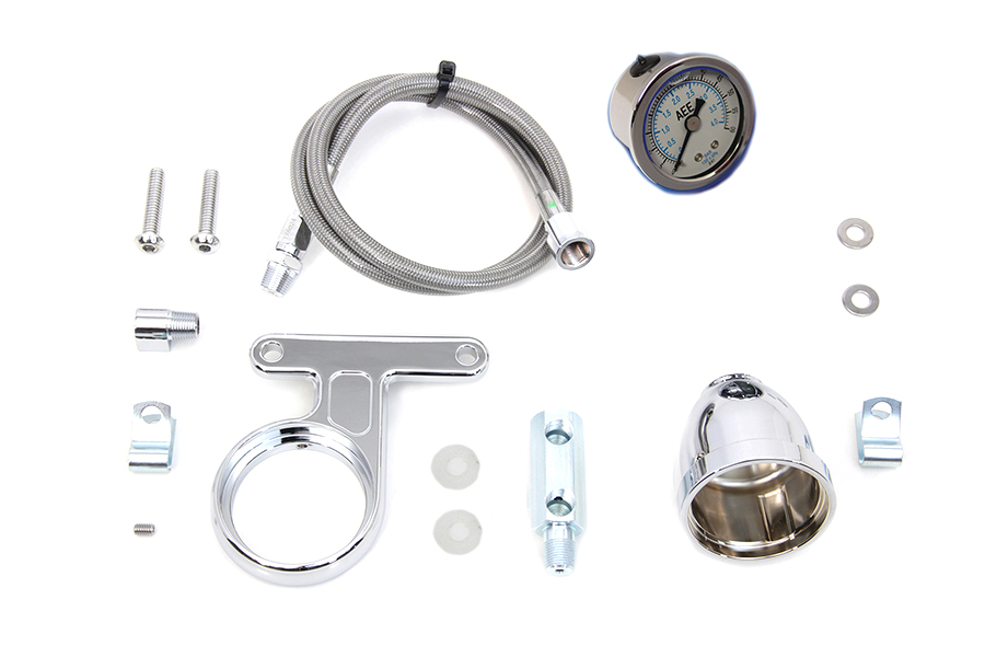 Rocker Box Oil Pressure Gauge Kit
