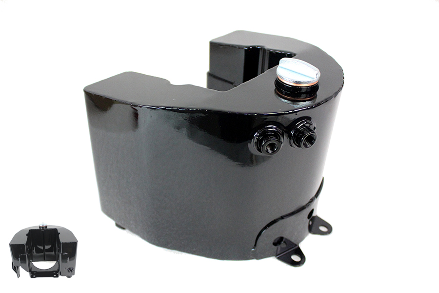 Replica 1936 Knucklehead Black Oil Tank