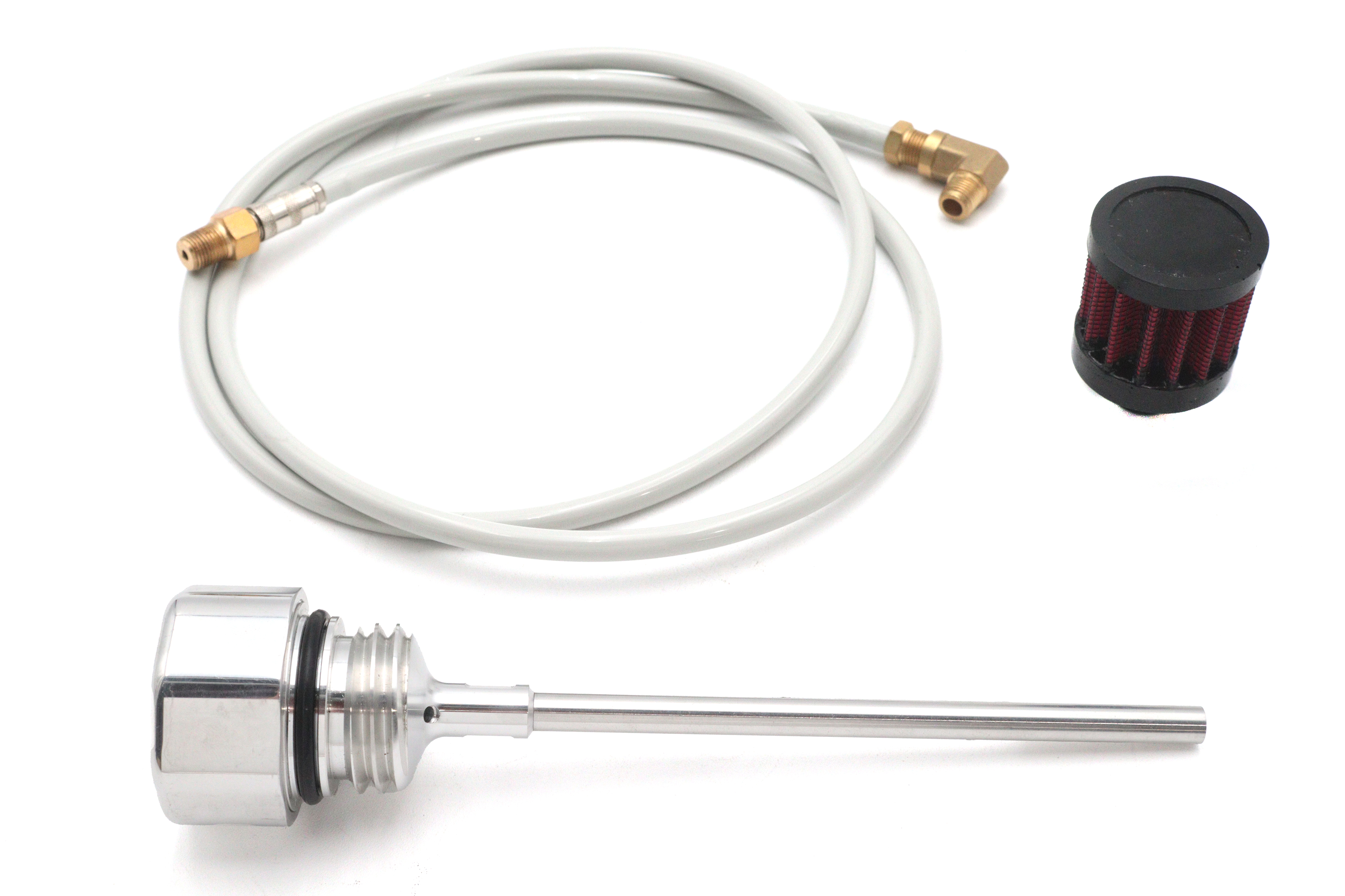 M8 Oil Tank Vented Dipstick Polished