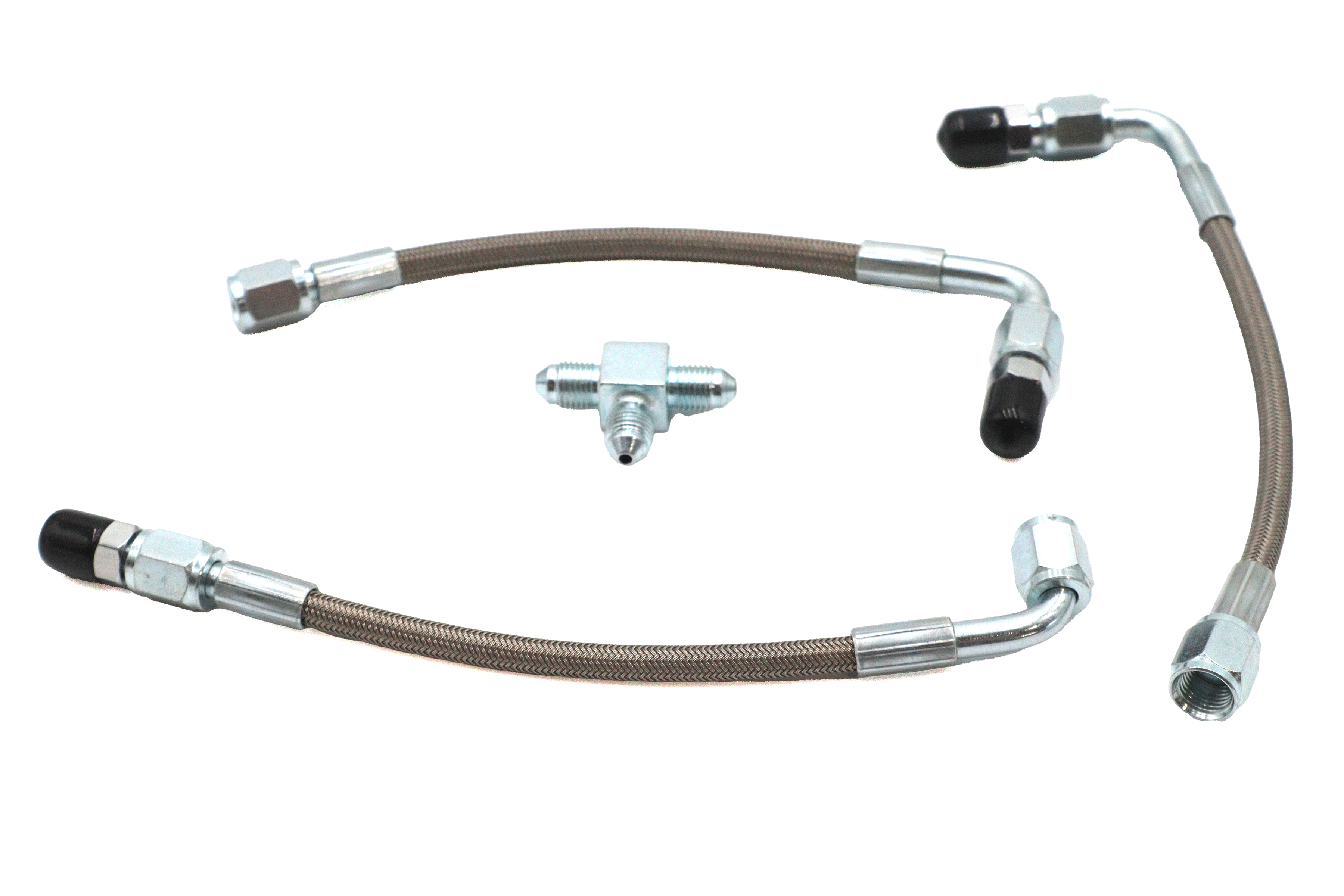 Bastardo Overhead Valve Oil Line Set Stainless Steel