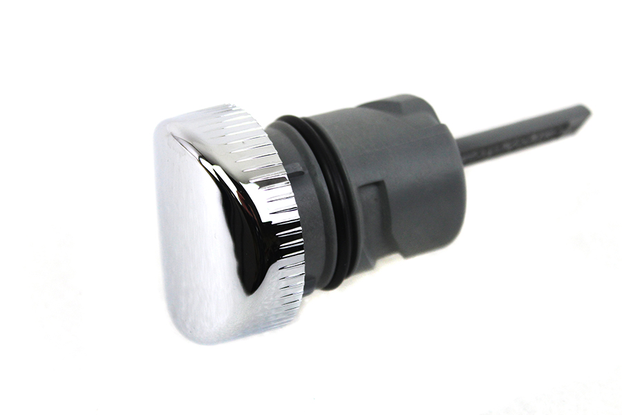 Oil Tank Dipstick Cap Assembly Chrome