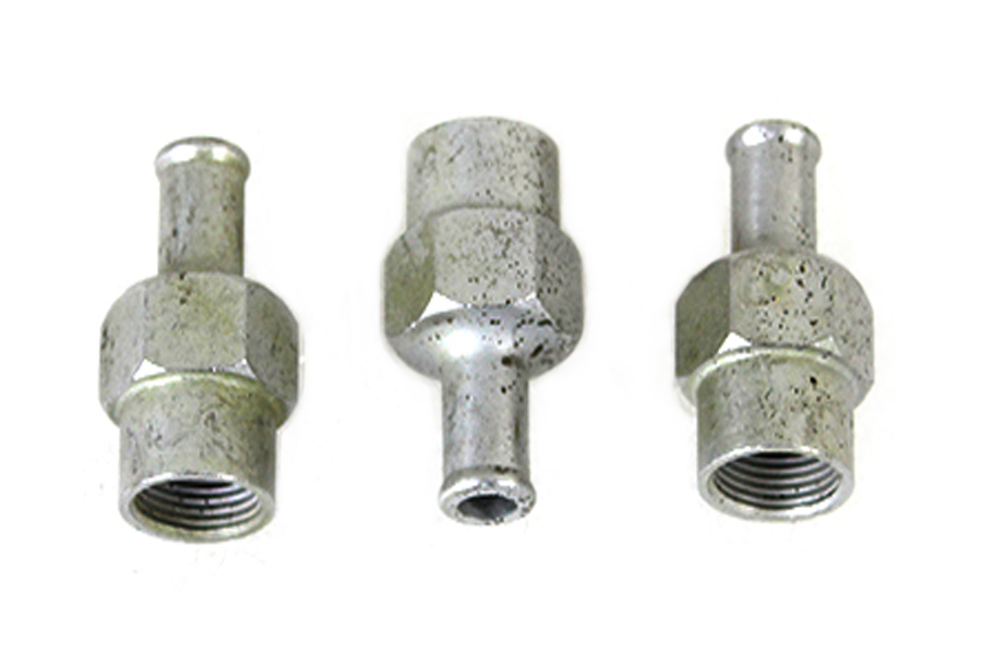 WR Hex Barb Oil Line Fitting Set Zinc Plated