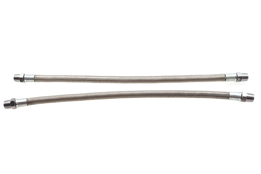 Braided Overhead Rocker Arm Oil Line Extended Length