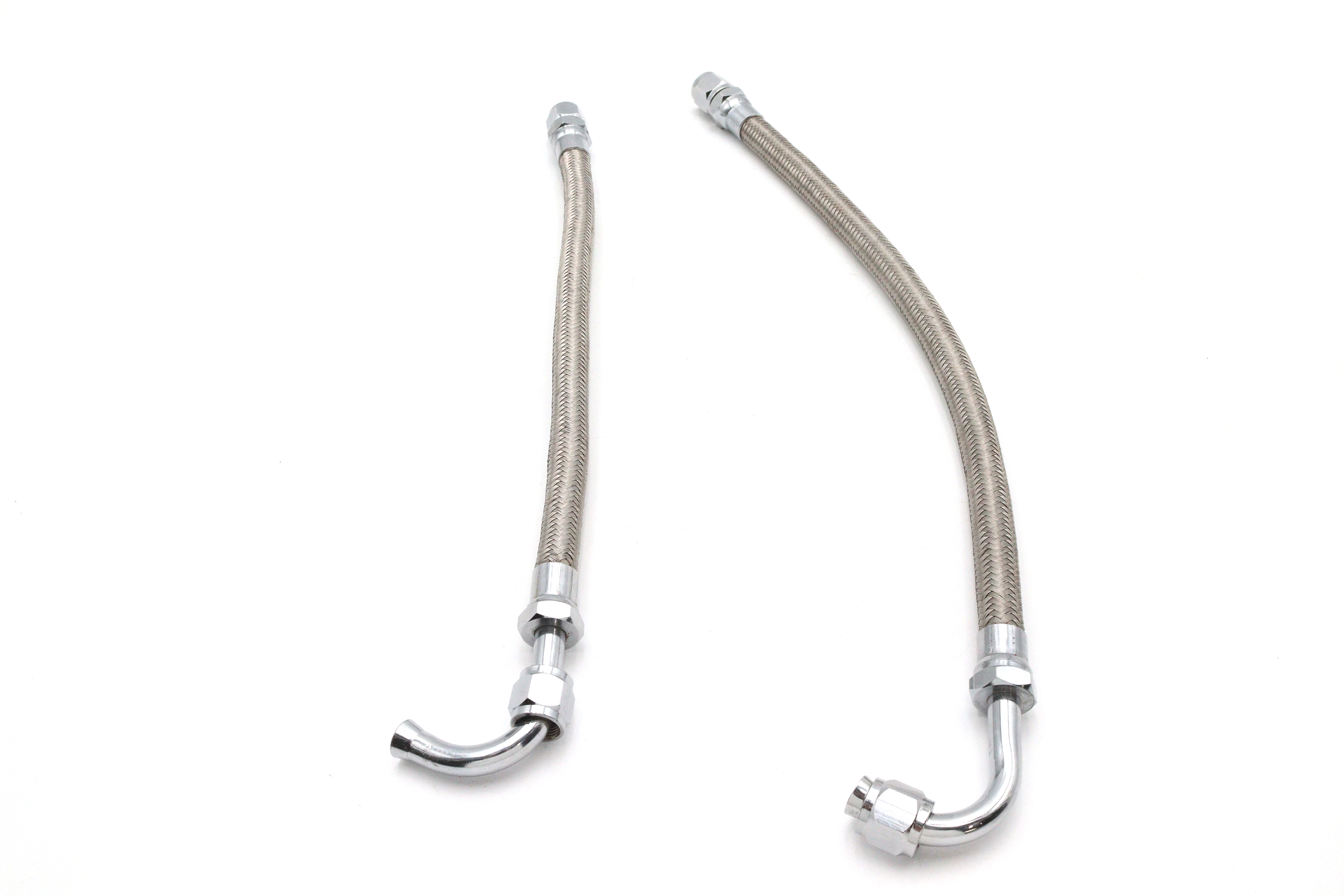 Big Twin Oil Line Set 3 Piece Stainless Steel