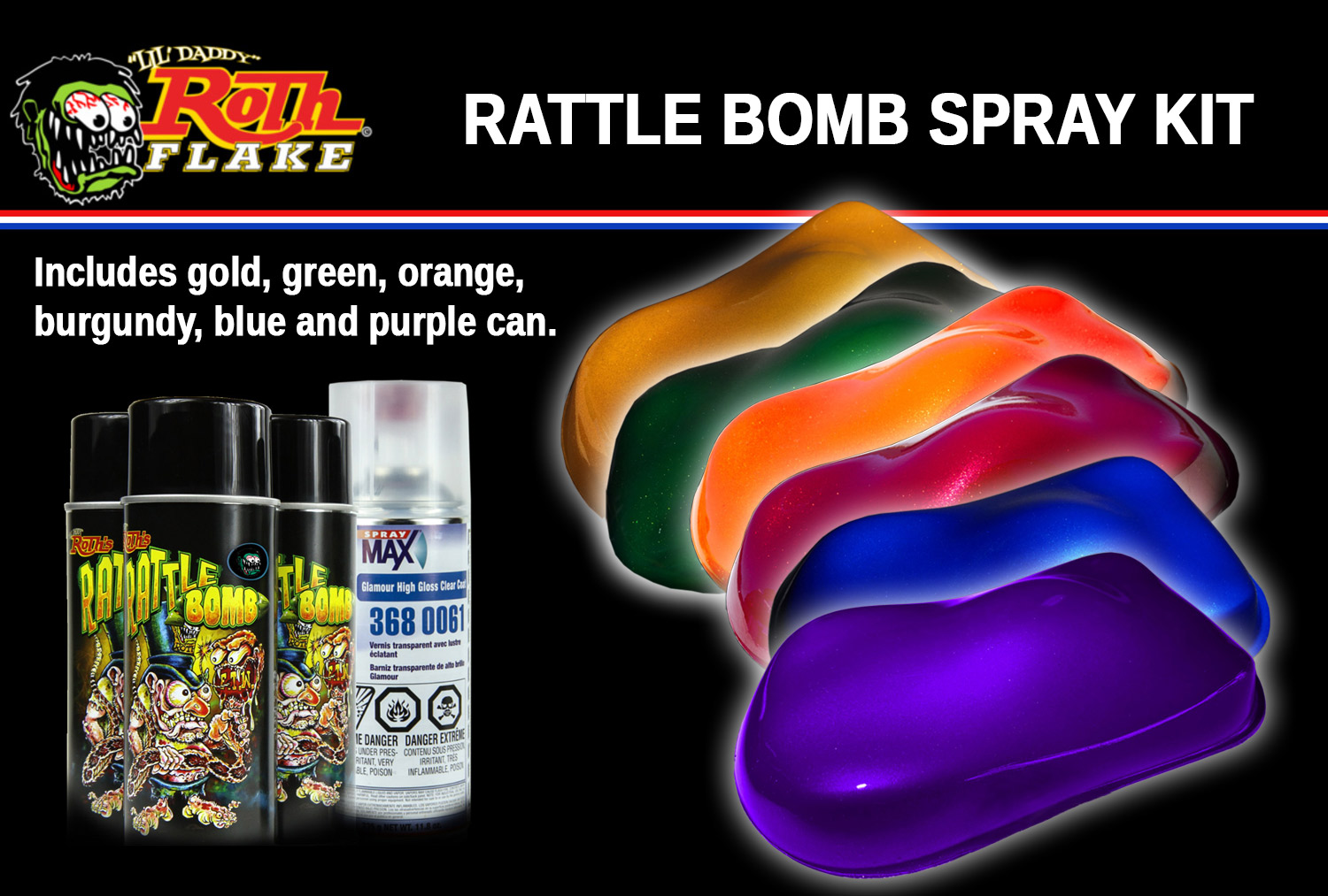Rattle Bomb Spray Kit