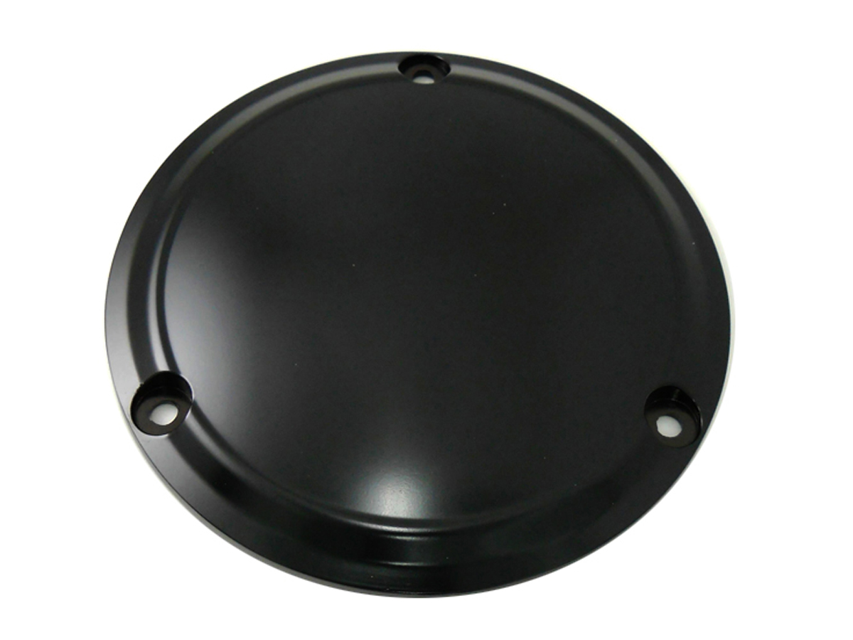 Matte Black 3-Hole Smooth Derby Cover