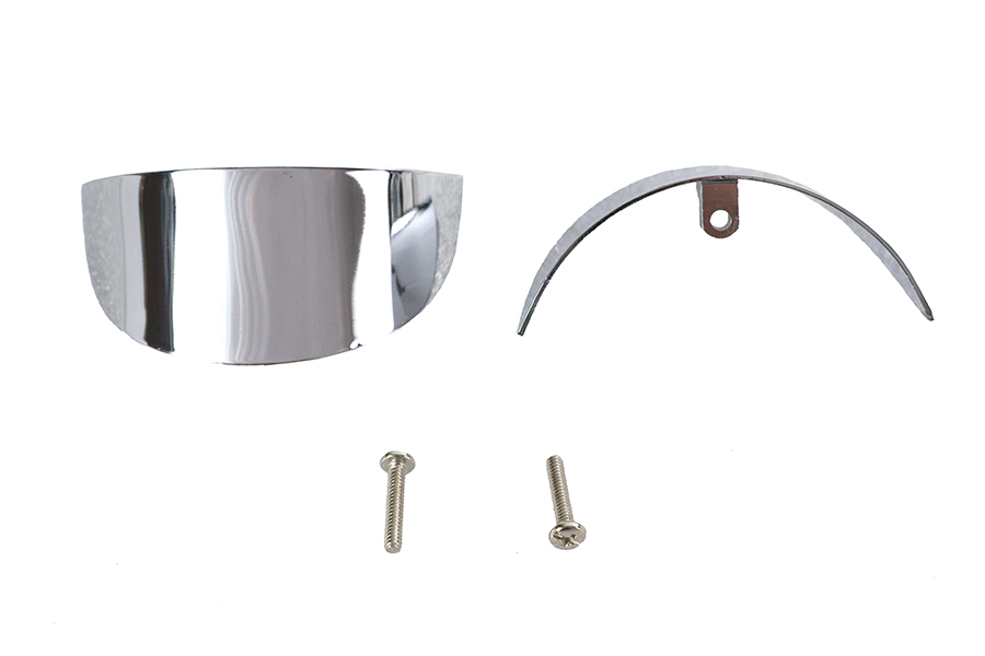 Chrome Turn Signal Visor