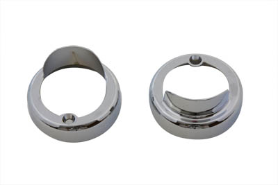 Chrome Bullet Marker Lamp Visor