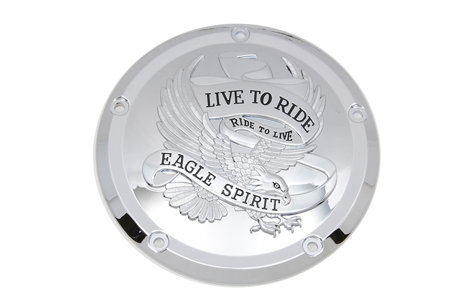 VTwin Eagle Spirit 5 Hole Derby Cover Kit 2016-2024 Harley Touring  FLT