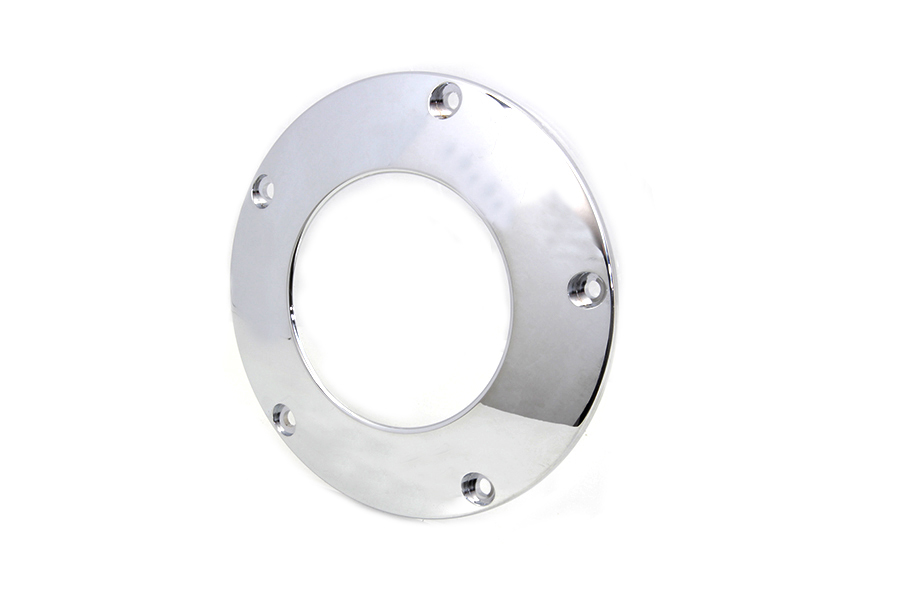 Chrome 5-Hole C-Thru Derby Cover