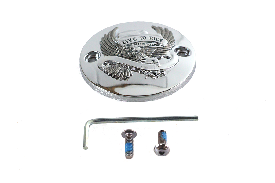 M8 Ignition System Cover Eagle Chrome