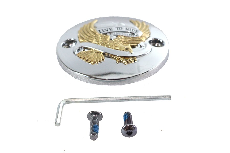 M8 Ignition System Cover Eagle Gold