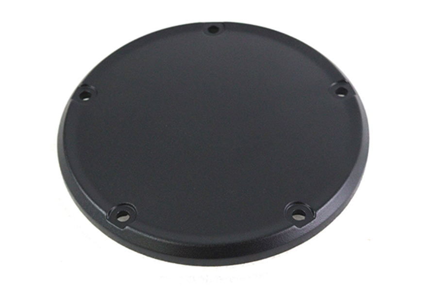 Wrinkle Black 5 Hole Domed Derby Cover