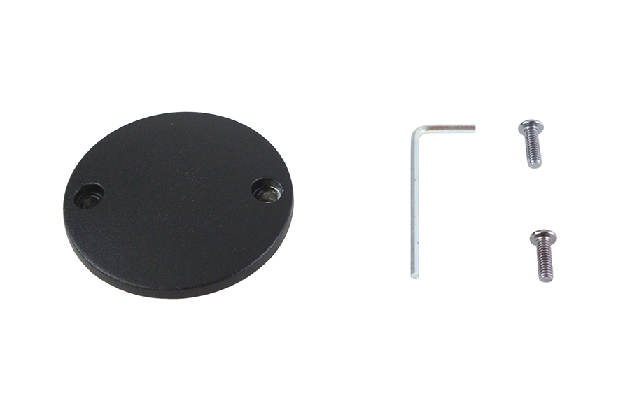 M8 Ignition System Cover Domed Wrinkle Black