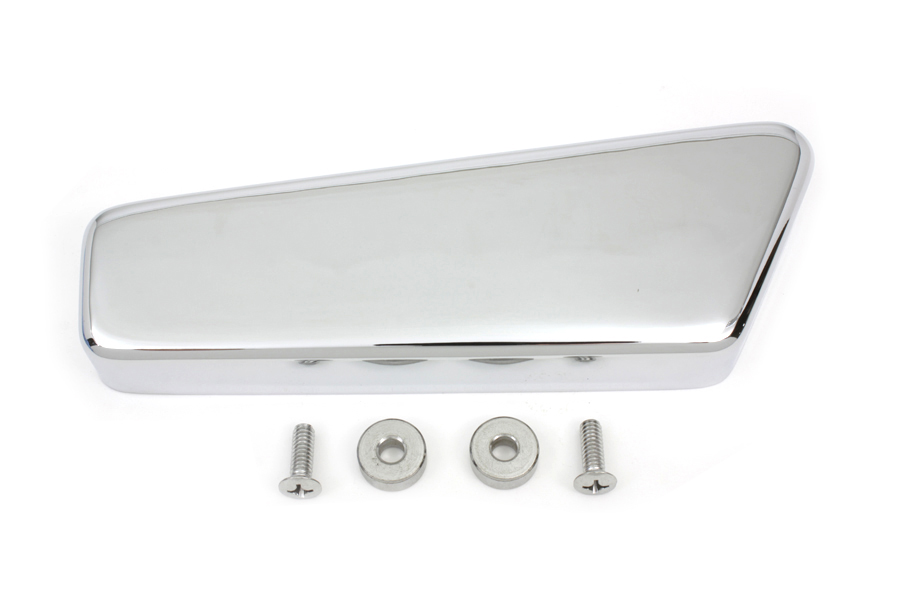 Chrome Smooth Starter Relay Cover Kit fits Harley Davidson - Picture 1 of 4