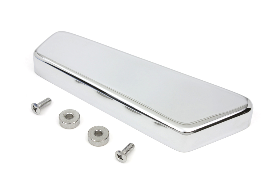 Chrome Smooth Starter Relay Cover Kit fits Harley Davidson - Picture 4 of 4