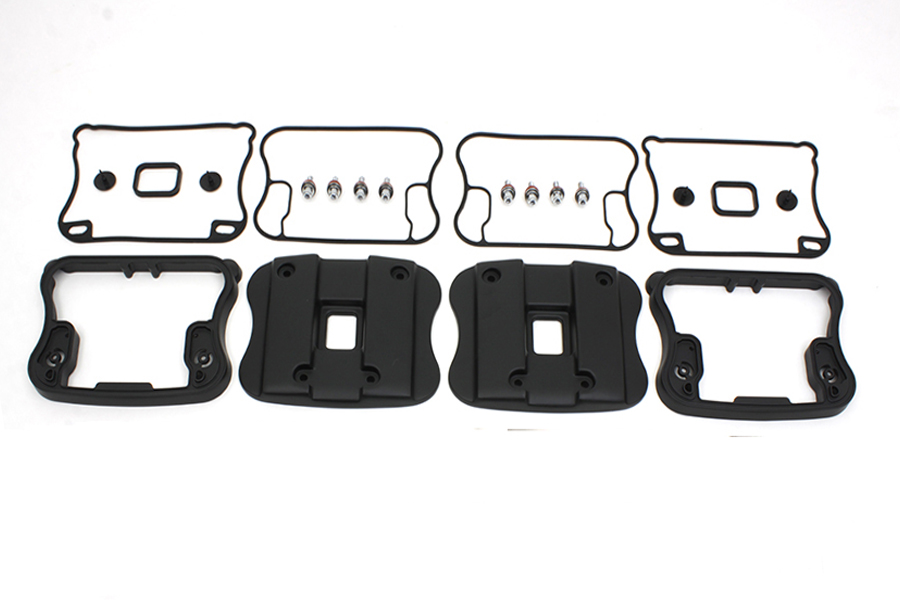 Top Rocker Box Cover and D-Ring Kit Black