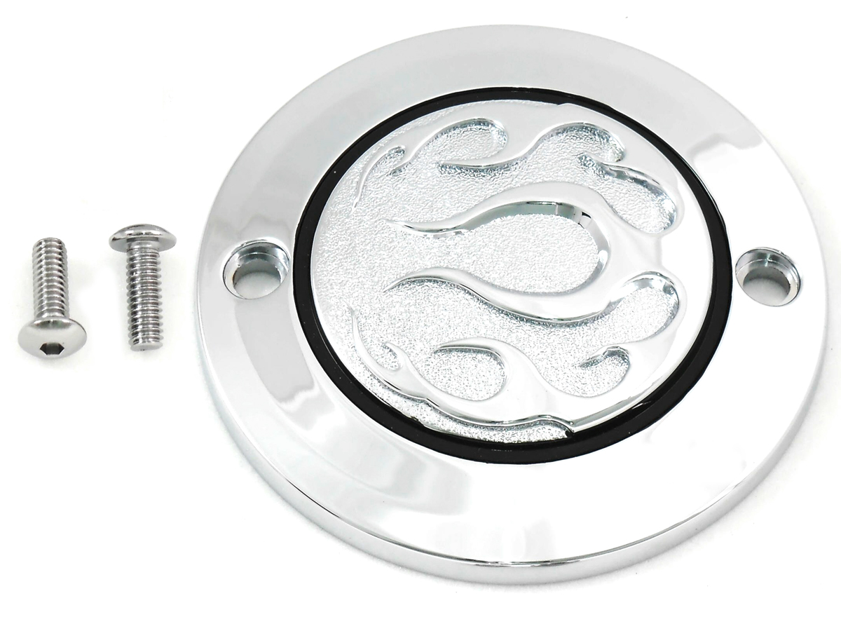 Chrome 2-Hole Flame Point Cover