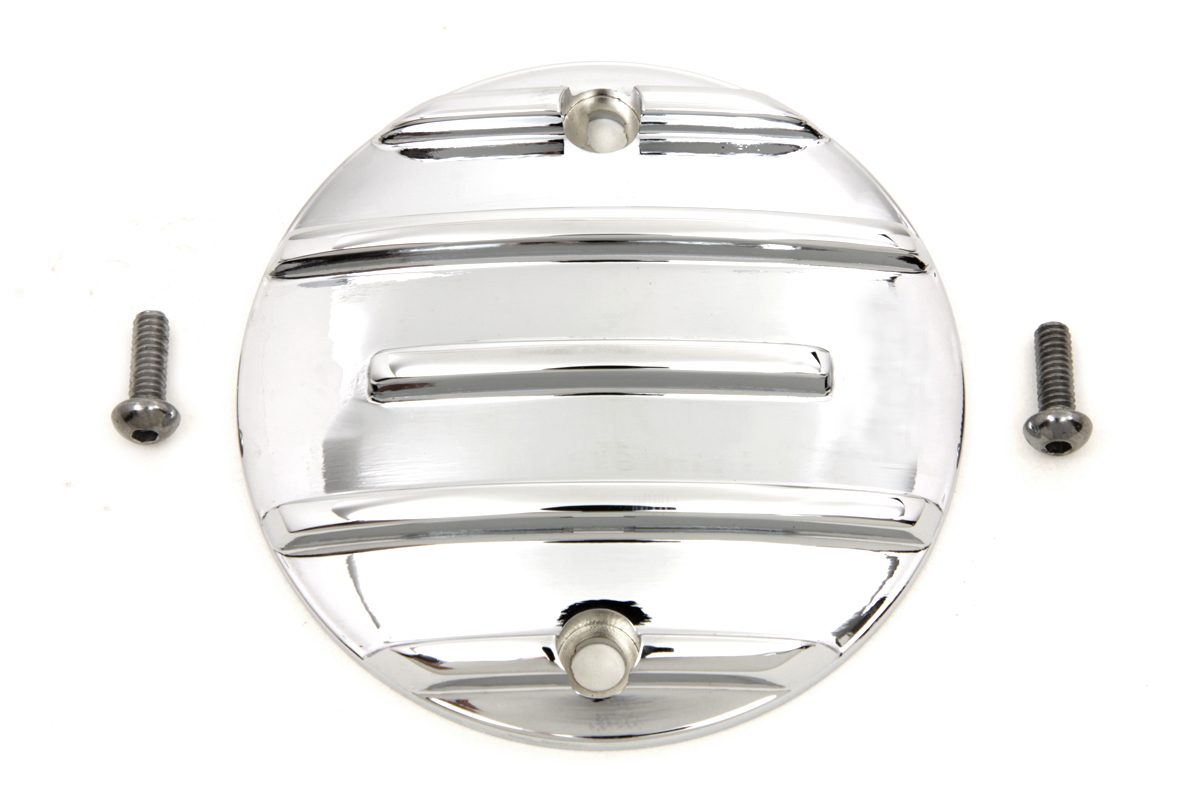 Finned Ignition System Cover Chrome